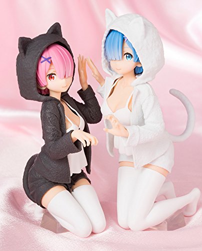 Generic Product Japan Ichiban Kuji Re:Zero Ram & Rem Figure Nyanko Mode Last One Ver.- Japan Figure Store - #1 Bring To You The Best Japanese Goods