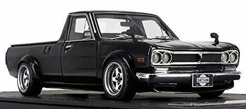 Ignition Model 1/43 Scale Nissan Hakotora Long Black Diecast Car - Japan Figure