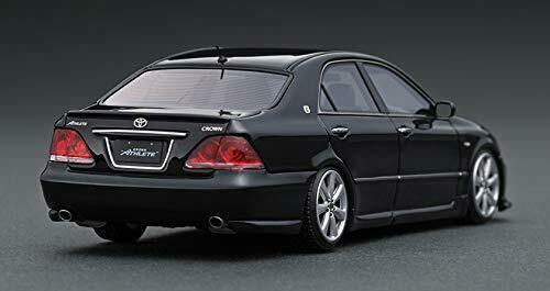 Ignition Model 1/43 Scale Toyota Crown Grs180 3.5 Athlete Black Bb-wheel- Japan Figure Store - #1 Bring To You The Best Japanese Goods