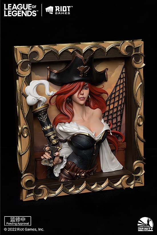 Infinity Studio X League Of Legends The Bounty Hunter Miss Fortune 3D Frame- Japan Figure Store - #1 Bring To You The Best Japanese Goods