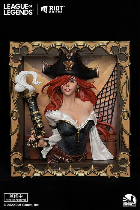 Infinity Studio X League Of Legends The Bounty Hunter Miss Fortune 3D Frame- Japan Figure Store - #1 Bring To You The Best Japanese Goods