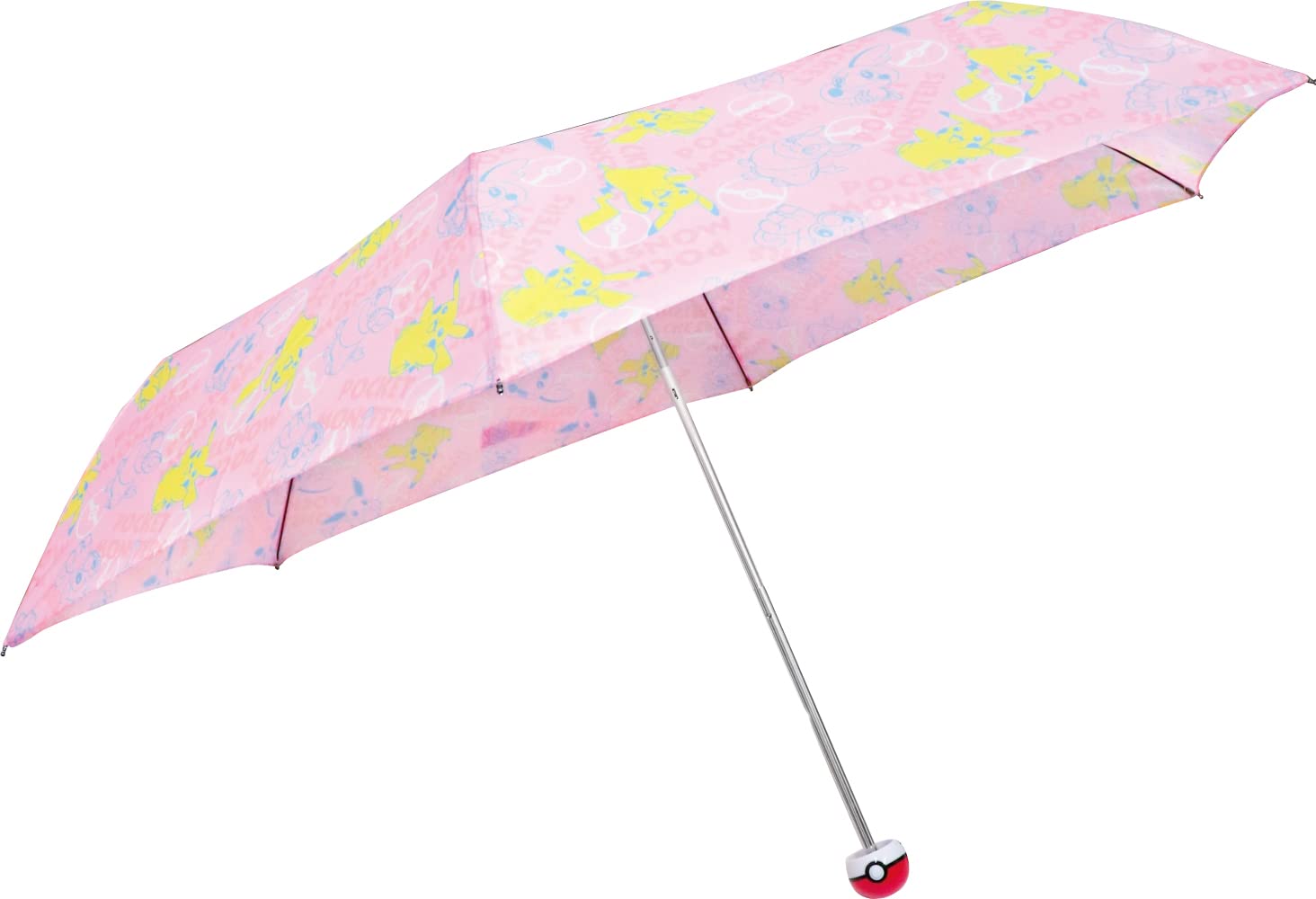J&S Planning Pokemon Die-Cut Folding Umbrella (Single Pattern) Pokemon Monster Ball Lpk 20025Lpk Kids- Japan Figure Store - #1 Bring To You The Best Japanese Goods