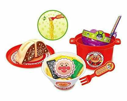 Joy Palette Chatcha'! Anpanman Ramen Set In Anpanman Hot Water Cut - Japan Figure