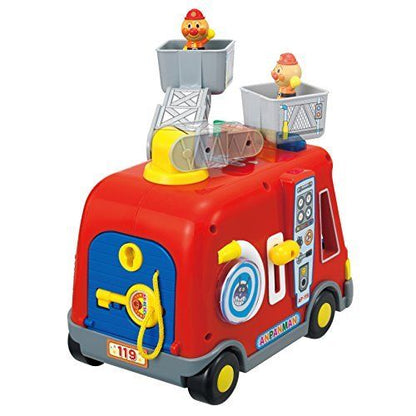 Joypalette Anpanman Sounds And Lights And Plenty Of Hands! Dx Puzzle Fire Engine- Japan Figure Store - #1 Bring To You The Best Japanese Goods