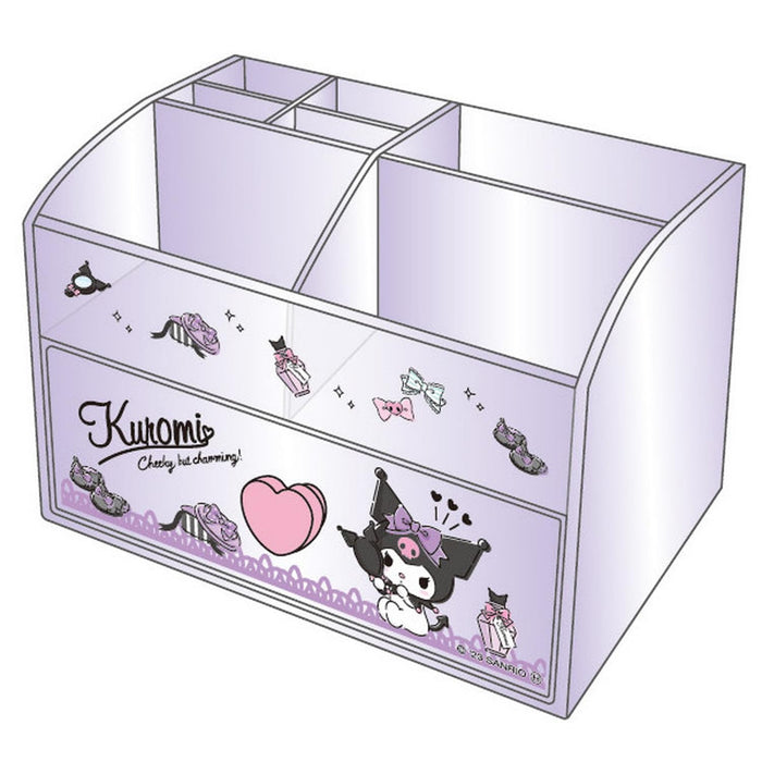 K Company Kuromi Cosmetic Case H100xW140xD90mm CKOC1-Ku- Japan Figure Store - #1 Bring To You The Best Japanese Goods