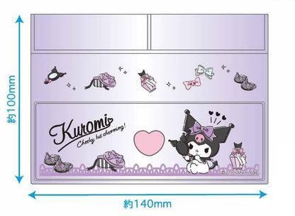K Company Kuromi Cosmetic Case H100xW140xD90mm CKOC1-Ku- Japan Figure Store - #1 Bring To You The Best Japanese Goods