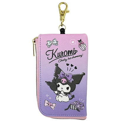 K Co Sanrio Kuromi Pass Case Key Case H130xW85xD15mm CKPS1-Ku- Japan Figure Store - #1 Bring To You The Best Japanese Goods