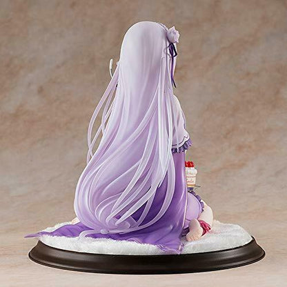 Kadokawa Re:zero Emilia: Birthday Cake Ver. 1/7 Scale Figure- Japan Figure Store - #1 Bring To You The Best Japanese Goods