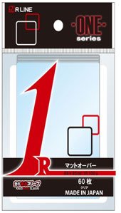 R Line Rounded Corner Sleeve One Series Matte Over 60Sleeves Pack- Japan Figure Store - #1 Bring To You The Best Japanese Goods