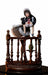 Kaitendo Holiday Maid Monica Tecia (Pedestal Red Wood Color) 1/4 Scale Cold Cast Painted Complete Figure- Japan Figure Store - #1 Bring To You The Best Japanese Goods