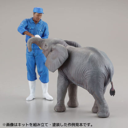 Kaiyodo Art Plastic Art Pla Keeper White Rhinoceros Set Unpainted Unassembled Model Kit Japan Ap006- Japan Figure Store - #1 Bring To You The Best Japanese Goods