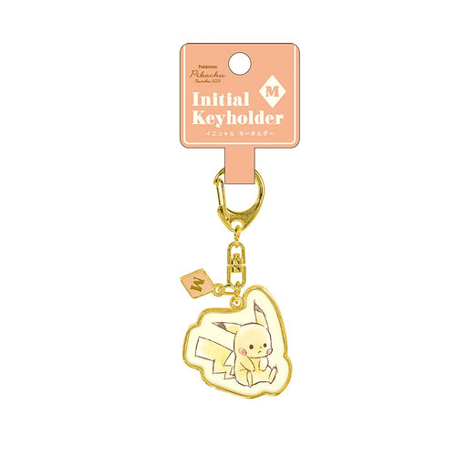 POKEMON CENTER ORIGINAL - Initial Keychain Pikachu Number025 'M'- Japan Figure Store - #1 Bring To You The Best Japanese Goods
