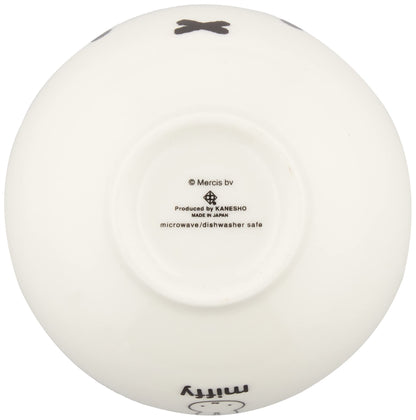 Kaneshotouki Miffy Face Up Tea Bowl 10.5cm White Rice Bowl- Japan Figure Store - #1 Bring To You The Best Japanese Goods