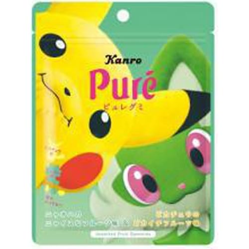 Kanro Pure Gummy Pikachu & Nyaoha 52G 6Pcs- Japan Figure Store - #1 Bring To You The Best Japanese Goods