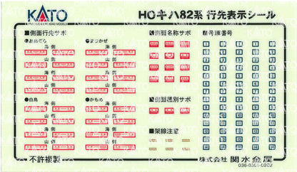 Kato HO Gauge Diesel Railway Model Car - Kiha82 1-607-1- Japan Figure Store - #1 Bring To You The Best Japanese Goods