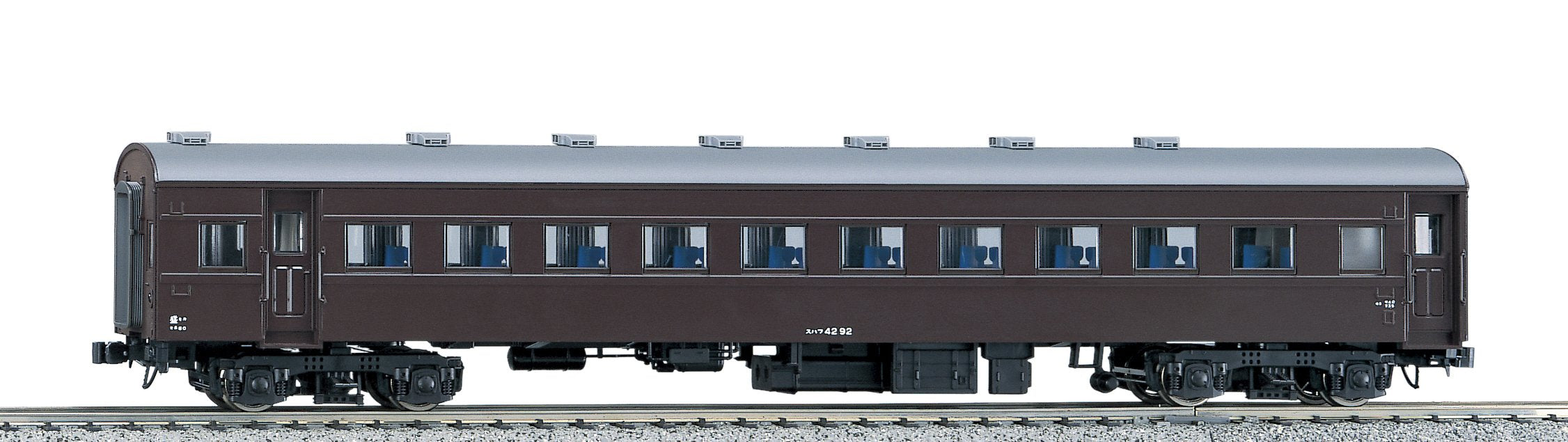 Kato Suhaf42 Brown Model Passenger Car - HO Gauge Railway 1-508- Japan Figure Store - #1 Bring To You The Best Japanese Goods