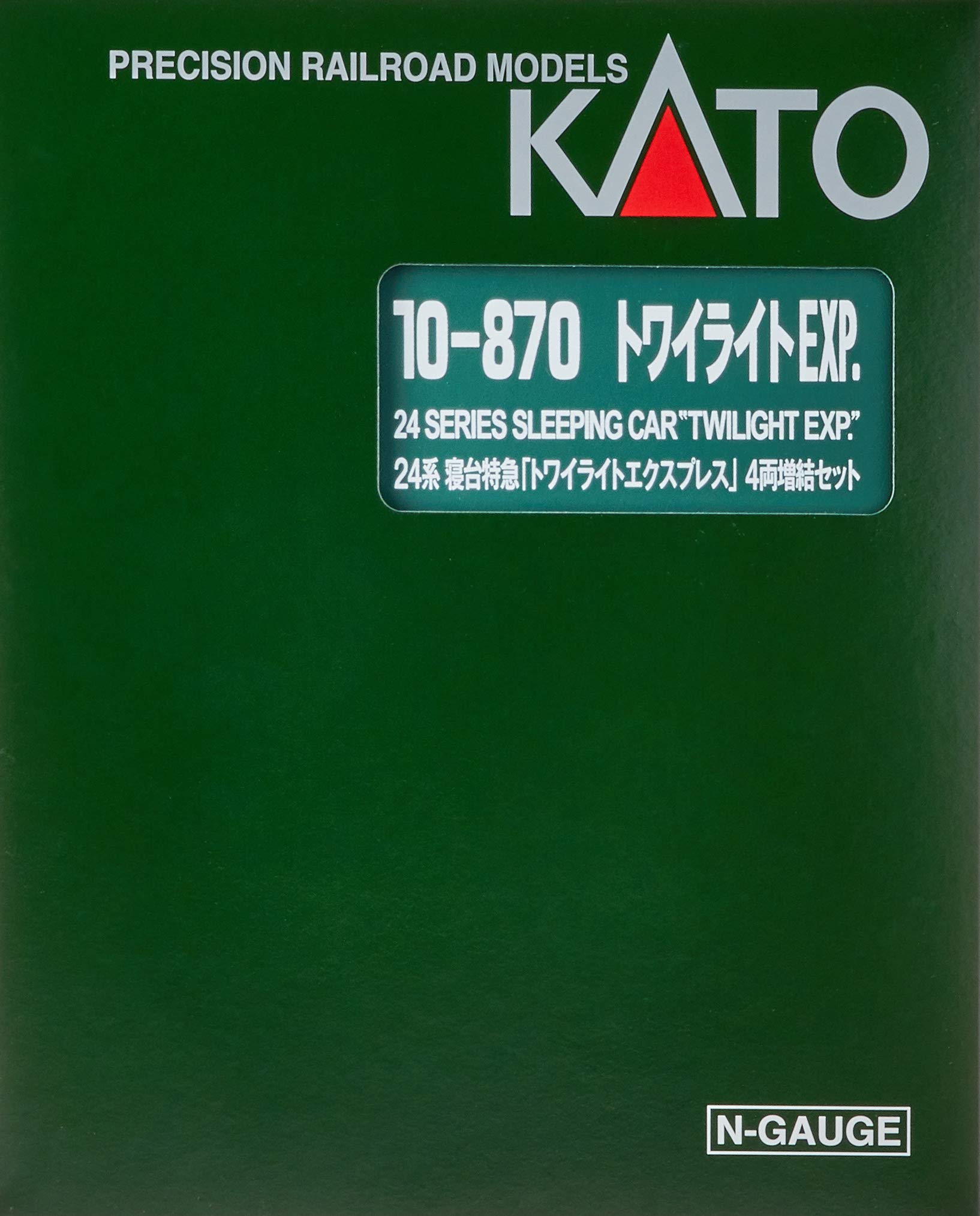 Kato N Gauge Twilight Express 4-Car Set 10-870 Railway Model Passenger Car- Japan Figure Store - #1 Bring To You The Best Japanese Goods