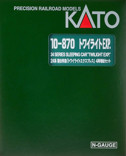 Kato N Gauge Twilight Express 4-Car Set 10-870 Railway Model Passenger Car- Japan Figure Store - #1 Bring To You The Best Japanese Goods