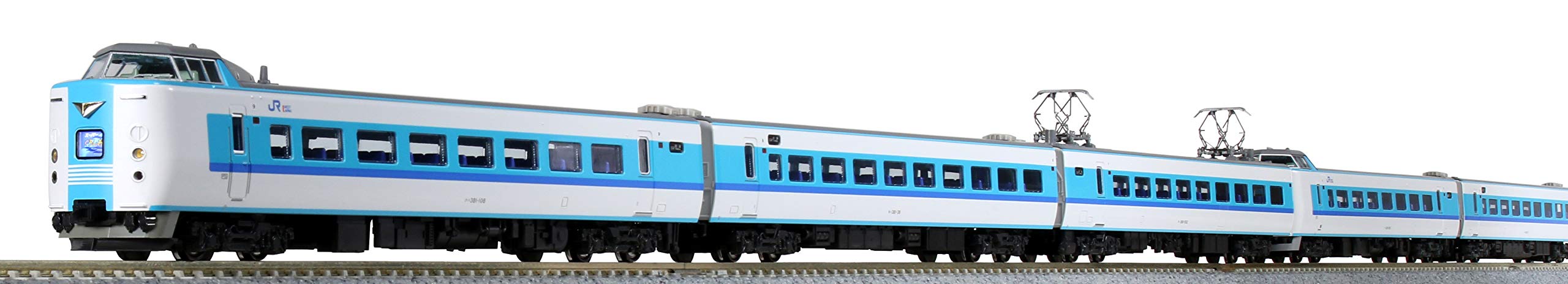 Kato 381 Series N Gauge Super Kuroshio 6-Car Basic Set 10-1641 Renewed- Japan Figure Store - #1 Bring To You The Best Japanese Goods