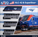 Kato 10-1788 N Gauge Amtrak Alc-42 Super Liner 4-Car Railway Model Set- Japan Figure Store - #1 Bring To You The Best Japanese Goods