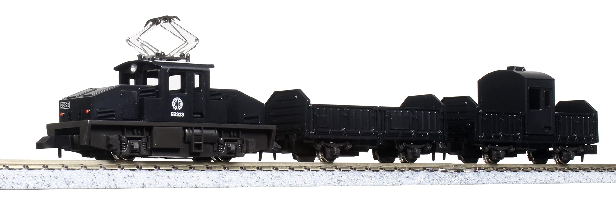 Kato N Gauge 10-504-3 Black Freight Train Locomotive Set- Japan Figure Store - #1 Bring To You The Best Japanese Goods