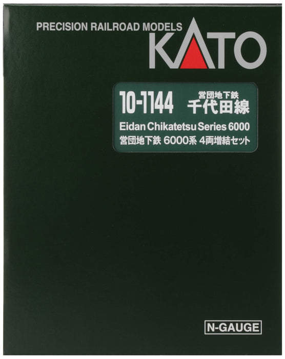 Kato N Gauge Chiyoda Line 6000 Series 4-Car Set 10-1144 Railway Model Train- Japan Figure Store - #1 Bring To You The Best Japanese Goods