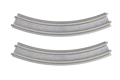 Kato Railway Model Supplies - N Gauge Double Track Curved Line R480/447-45° - 2 Pieces- Japan Figure Store - #1 Bring To You The Best Japanese Goods