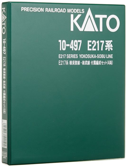 Kato E217 Series 4-Car N Gauge Model Train Set - Yokosuka/Sobu Line 10-497- Japan Figure Store - #1 Bring To You The Best Japanese Goods