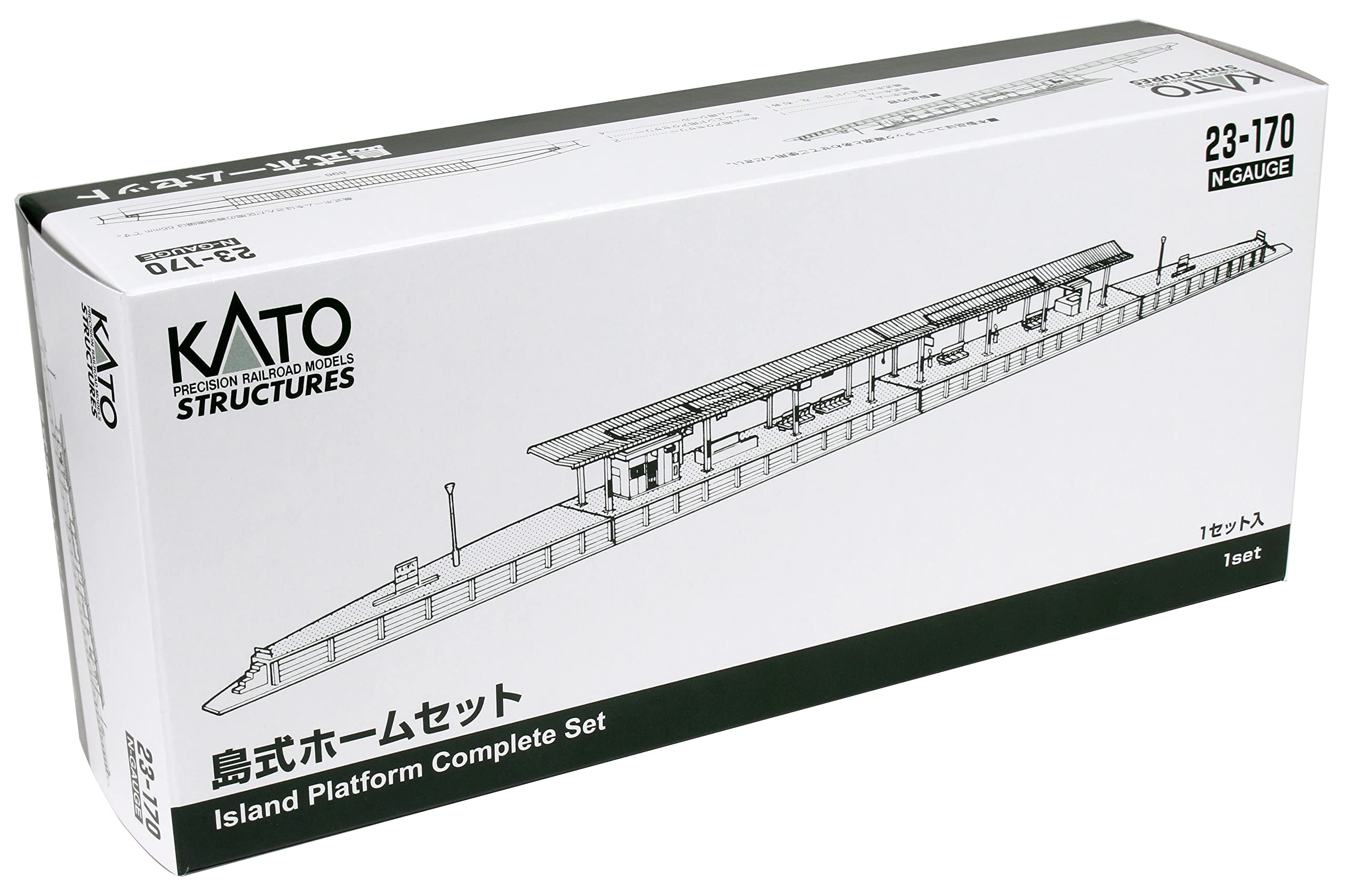 KATO 23-170 Island Platform Set N Scale- Japan Figure Store - #1 Bring To You The Best Japanese Goods