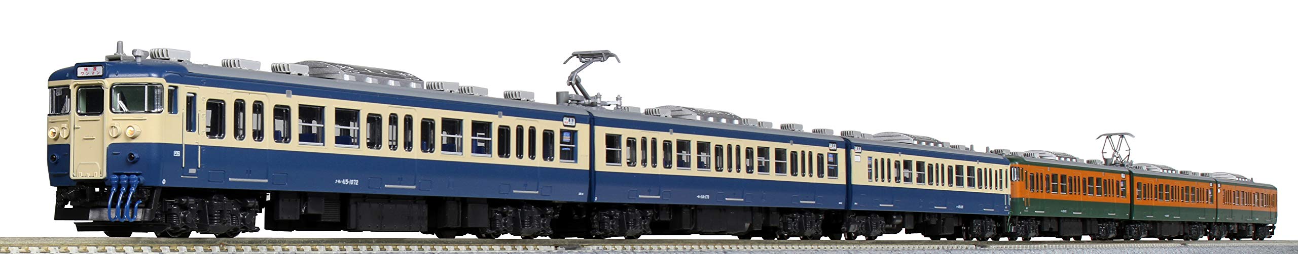 Kato 115 Series 6-Car Railway Model Train Set Shinano N Gauge Shonan/Yokosuka Colors- Japan Figure Store - #1 Bring To You The Best Japanese Goods