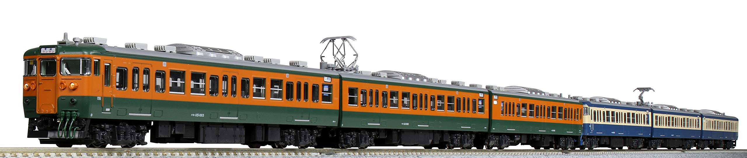 Kato 115 Series 6-Car Railway Model Train Set Shinano N Gauge Shonan/Yokosuka Colors- Japan Figure Store - #1 Bring To You The Best Japanese Goods
