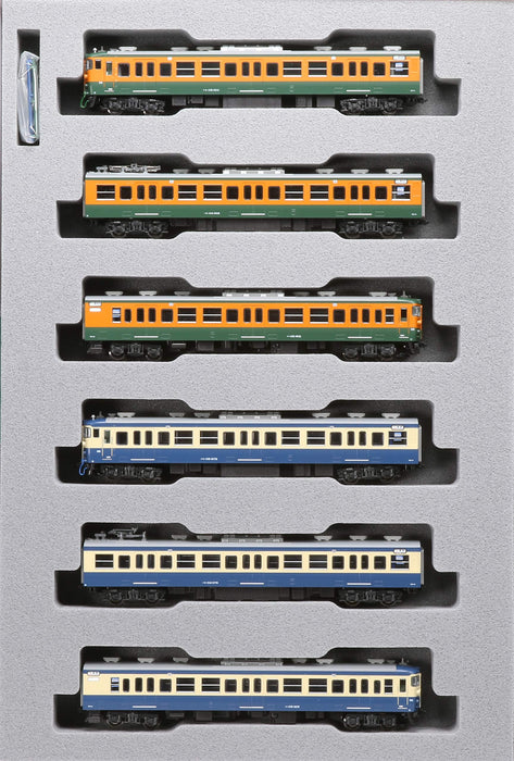 Kato 115 Series 6-Car Railway Model Train Set Shinano N Gauge Shonan/Yokosuka Colors- Japan Figure Store - #1 Bring To You The Best Japanese Goods