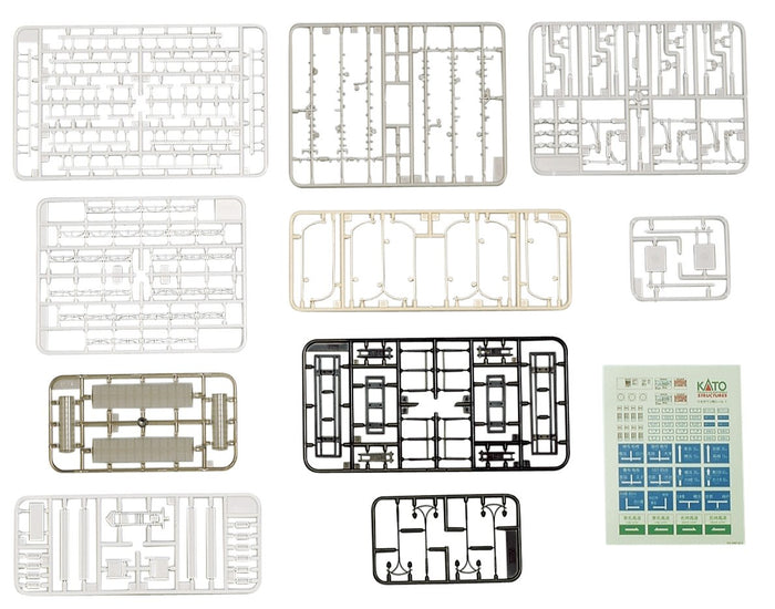 Kato Brand N Gauge Station Accessories Set Model 23-416 for Railway Models- Japan Figure Store - #1 Bring To You The Best Japanese Goods