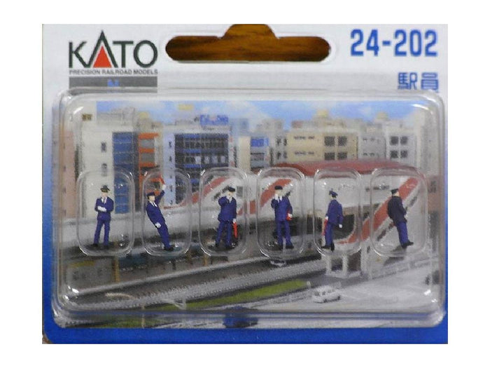 Kato Diorama Supplies - N Gauge Station Staff 24-202 Model Building Accessories- Japan Figure Store - #1 Bring To You The Best Japanese Goods
