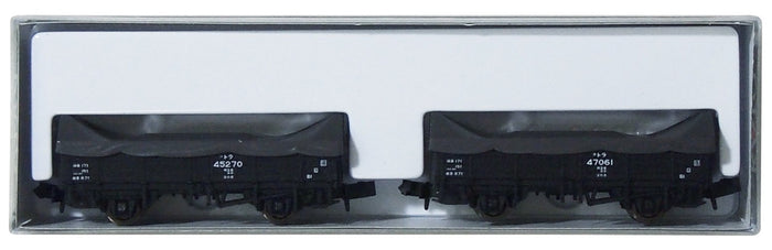 Kato Railroad Model Freight Car - N Gauge Tora 45000 with 2 Cargo Cars- Japan Figure Store - #1 Bring To You The Best Japanese Goods
