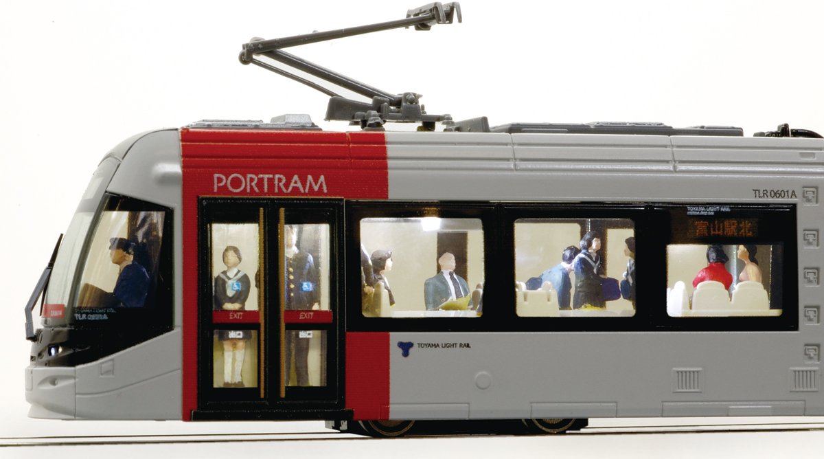 Kato Red TLR0601 Toyama Light Rail N Gauge Railway Model Train 14-801-1- Japan Figure Store - #1 Bring To You The Best Japanese Goods