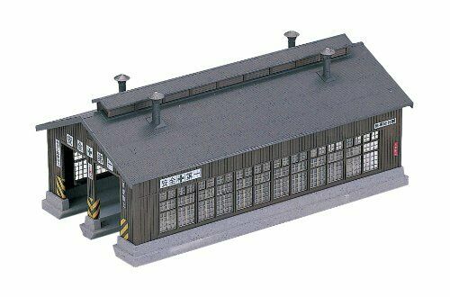 Kato N Scale 1/150 : 23-225 Structures Wood 2-stall Engine House Kit- Japan Figure Store - #1 Bring To You The Best Japanese Goods