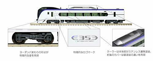 Kato N Scale Series E353 'azusa/kaiji' Attachment Formation 3-car Set- Japan Figure Store - #1 Bring To You The Best Japanese Goods