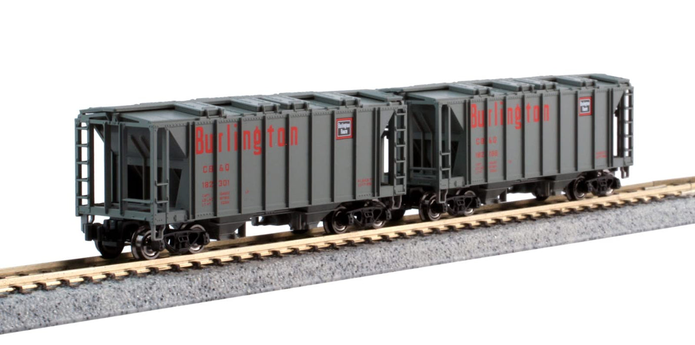 Kato USA Model Train Products N ACF 8-Piece Covered Hopper Set- Japan Figure Store - #1 Bring To You The Best Japanese Goods