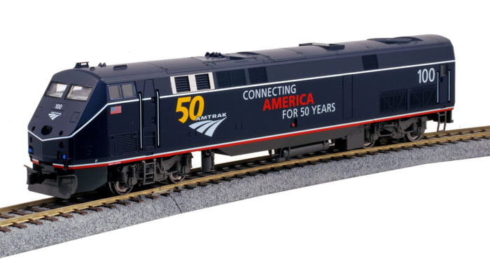 Kato HO GE P42 Amtrak Midnight Blue #100 Railway Model 50th Anniversary Edition- Japan Figure Store - #1 Bring To You The Best Japanese Goods