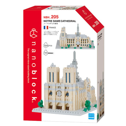 KAWADA Nanoblock Notre Dame Cathedral- Japan Figure Store - #1 Bring To You The Best Japanese Goods