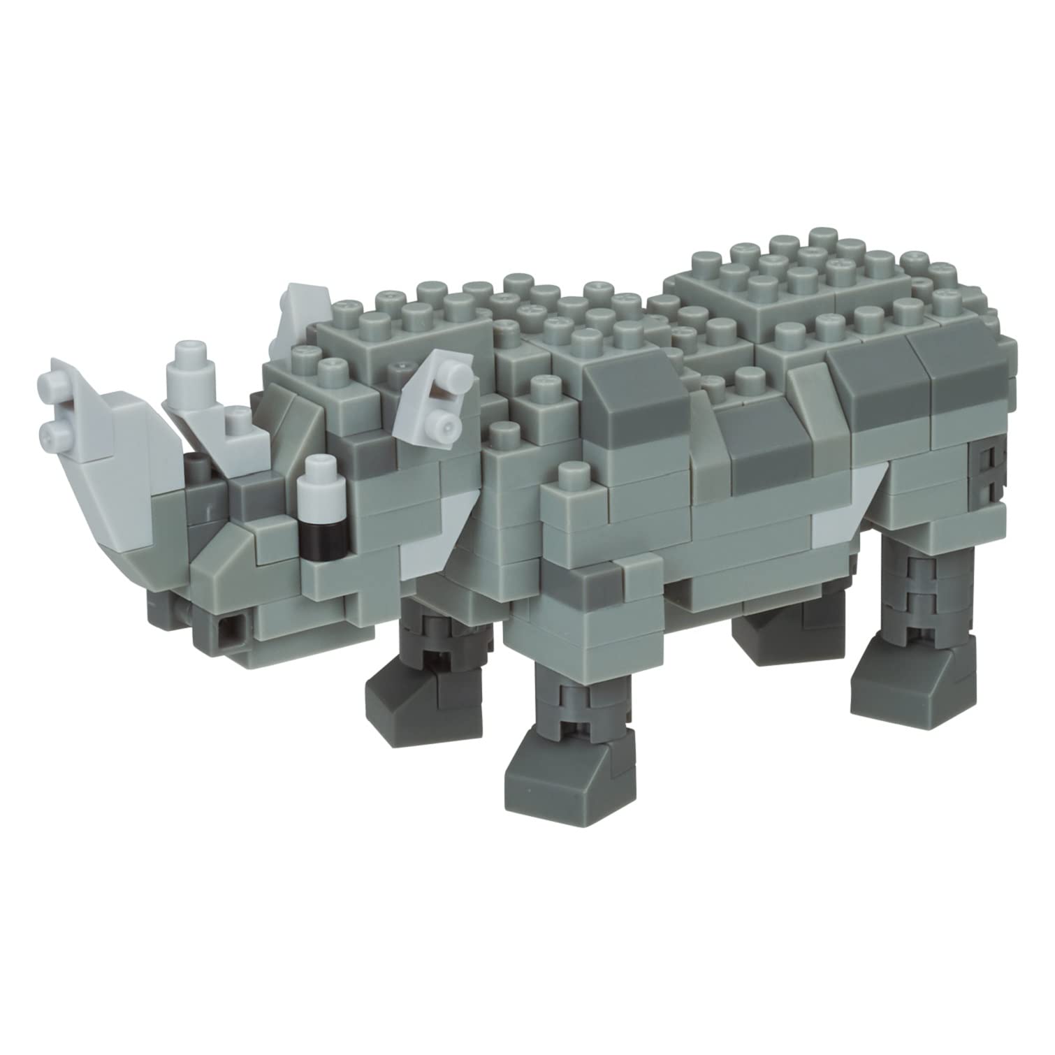 KAWADA Nbc-308 Nanoblock Rhinoceros- Japan Figure Store - #1 Bring To You The Best Japanese Goods