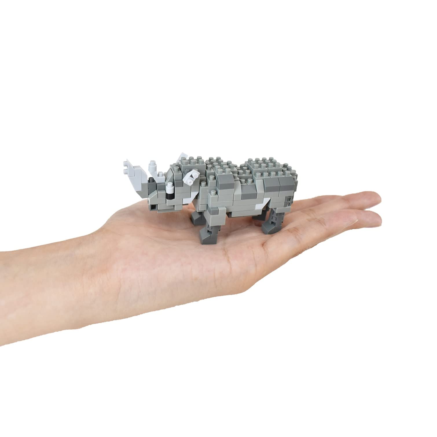 KAWADA Nbc-308 Nanoblock Rhinoceros- Japan Figure Store - #1 Bring To You The Best Japanese Goods