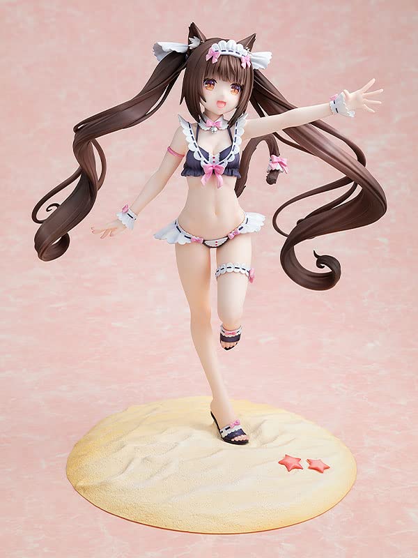Kdcolle Nekopara Chocolat Maid Swimsuit Ver. 1/7 Scale Plastic Painted Complete Figure Kk14051- Japan Figure Store - #1 Bring To You The Best Japanese Goods