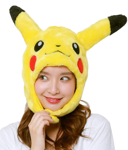 Sazac Kigurumi Cap Pikachu Pokemon - Japanese Style- Japan Figure Store - #1 Bring To You The Best Japanese Goods