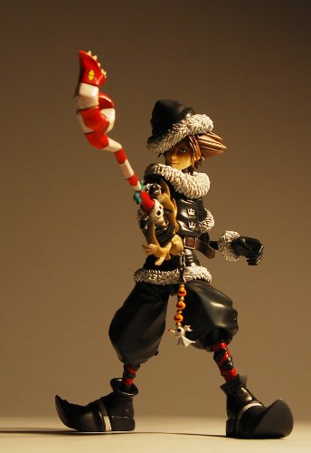 Square Enix Japan Kingdom Hearts Ii Play Arts Sora Christmas Town Action Figure- Japan Figure Store - #1 Bring To You The Best Japanese Goods