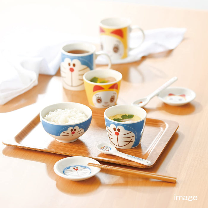 Kaneshotouki Doraemon Ceramic Tea Bowl Rice Bowl 11cm Japan 007120 01- Japan Figure Store - #1 Bring To You The Best Japanese Goods