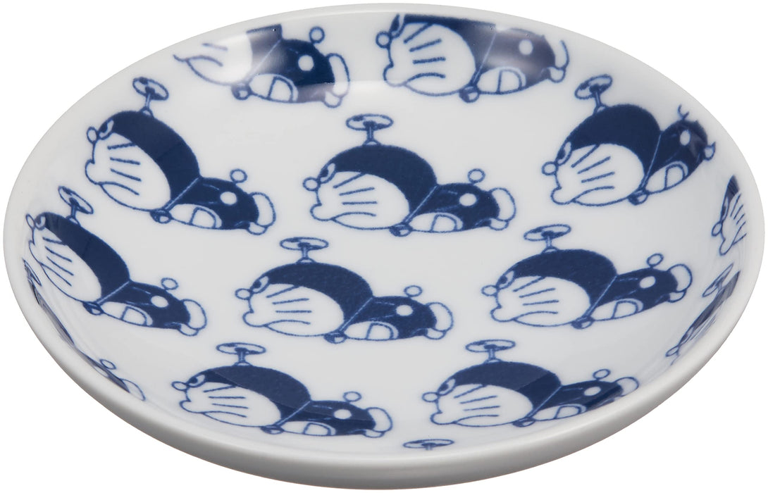 Kinsho Pottery Doraemon Plate 10cm Takecopter 009177 White- Japan Figure Store - #1 Bring To You The Best Japanese Goods