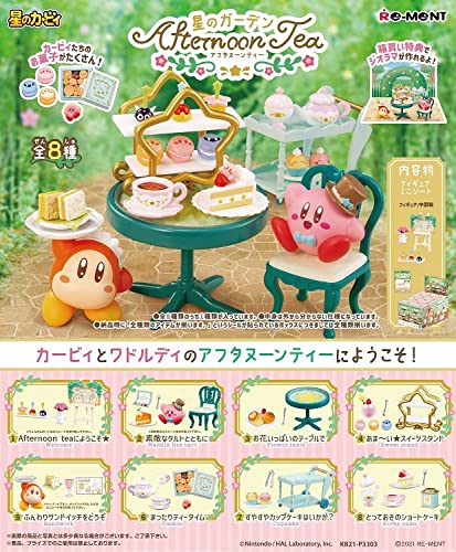 RE-MENT Kirby Garden Afternoon Tea 8 Pcs Box- Japan Figure Store - #1 Bring To You The Best Japanese Goods