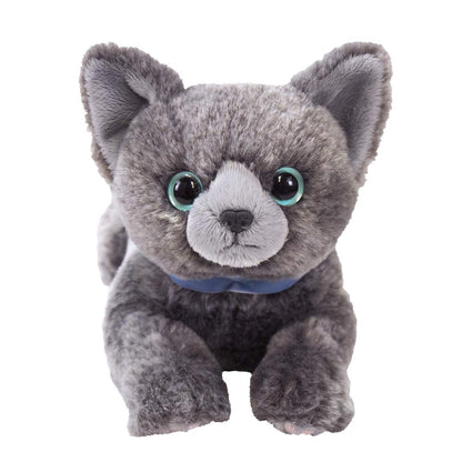 SUNLEMON Plush Doll Hiza Neko Russian Blue Size S- Japan Figure Store - #1 Bring To You The Best Japanese Goods
